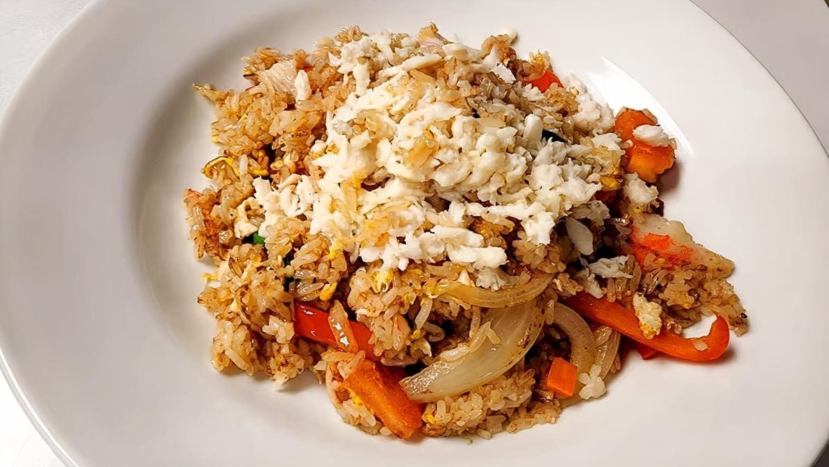 Crabmeat Fried Rice.