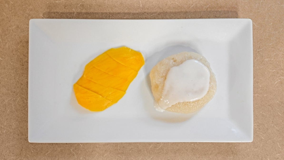 Fresh Mango with Coconut Sticky Rice.