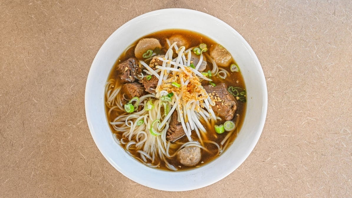 Nam Tok Noodle Soup.